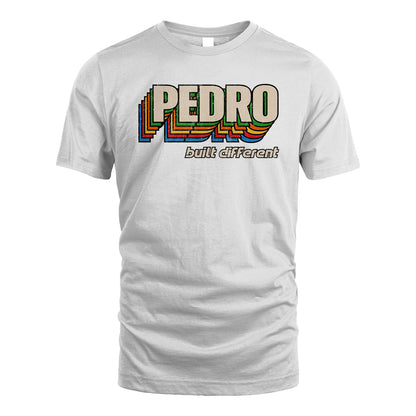 Your Name Built Different Retro Shirt PEDRO M1-26