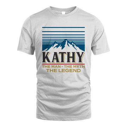 The Man The Myth The Legend Vintage Mountain Shirt KATHY M1-19