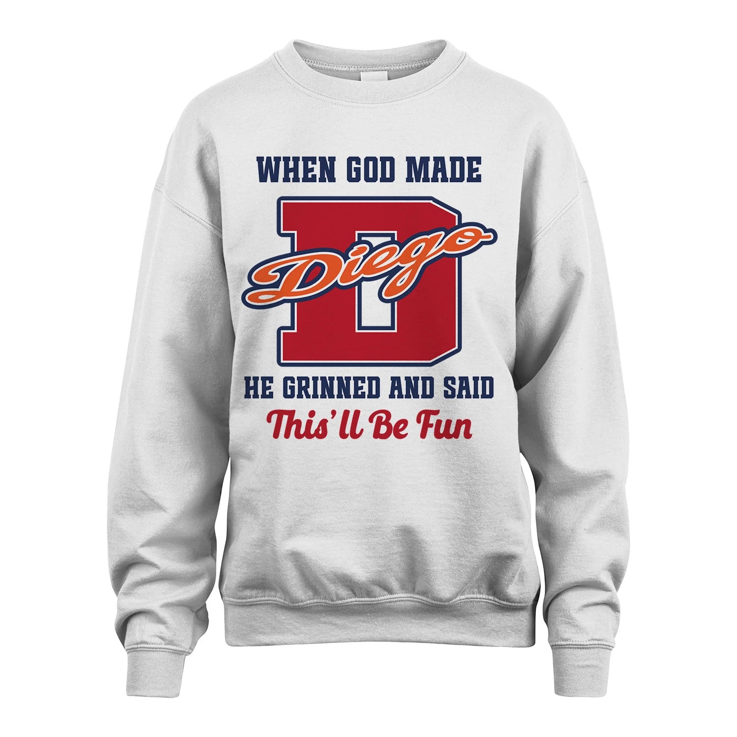 God Made Your Name Custom Shirt DIEGO M1-16