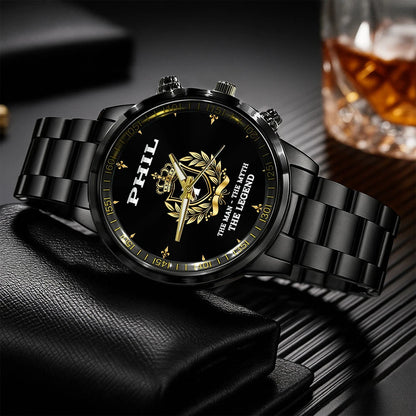 The Man The Myth The Legend King Crown Watch PHIL M1-W4