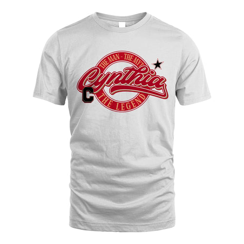 The Man The Myth The Legend Sporty Shirt CYNTHIA M1-14