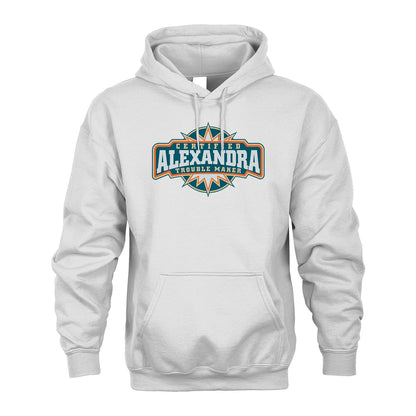 Certified Your Name Trouble Maker Shirt ALEXANDRA M1-36