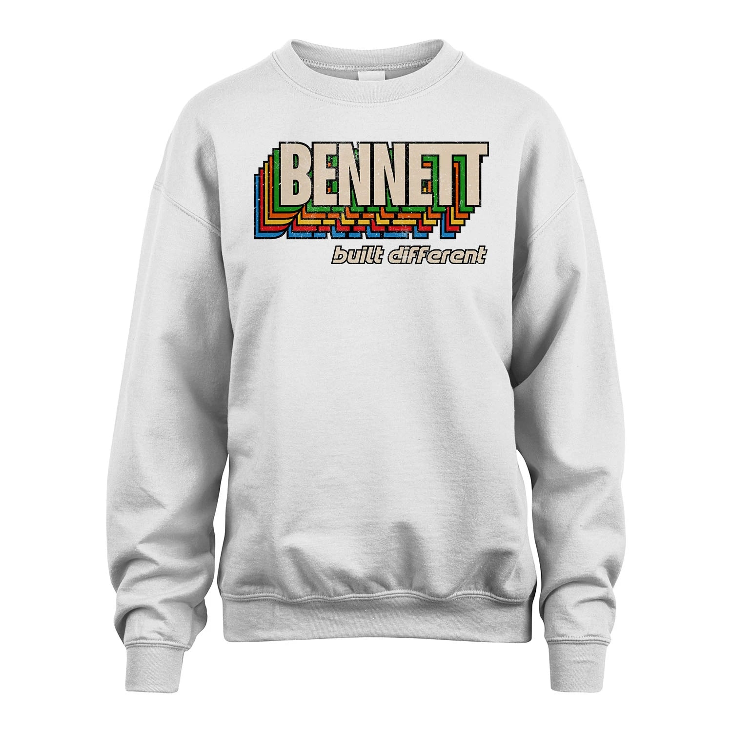 Your Name Built Different Retro Shirt BENNETT M1-26