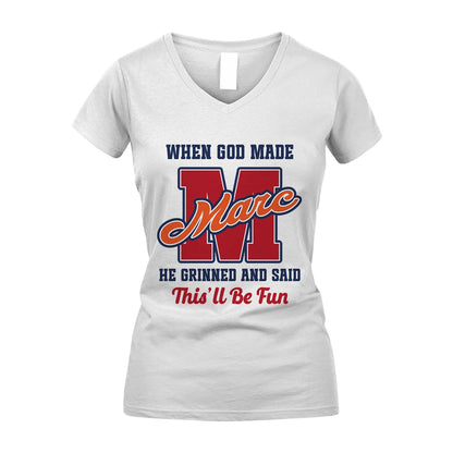 God Made Your Name Custom Shirt MARC M1-16