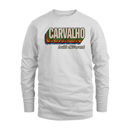 Your Name Built Different Retro Shirt CARVALHO M1-26