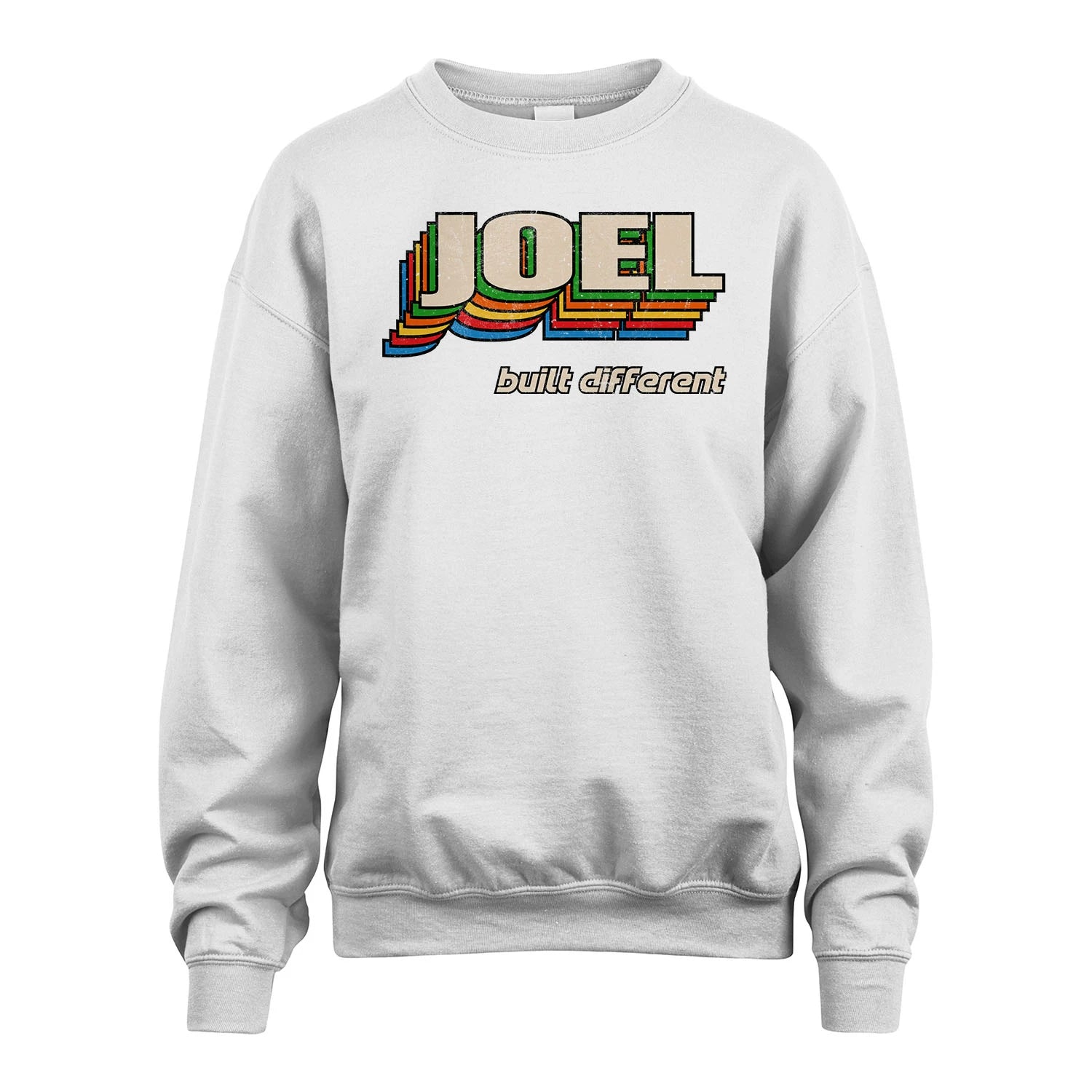 Your Name Built Different Retro Shirt JOEL M1-26