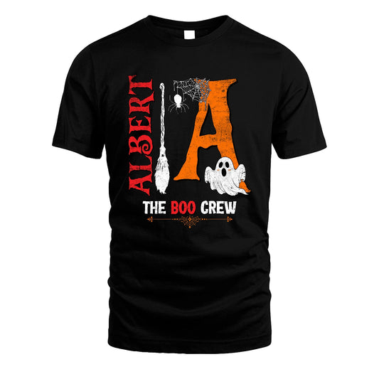 The Boo Crew Halloween With Your Name Shirt ALBERT M1-23