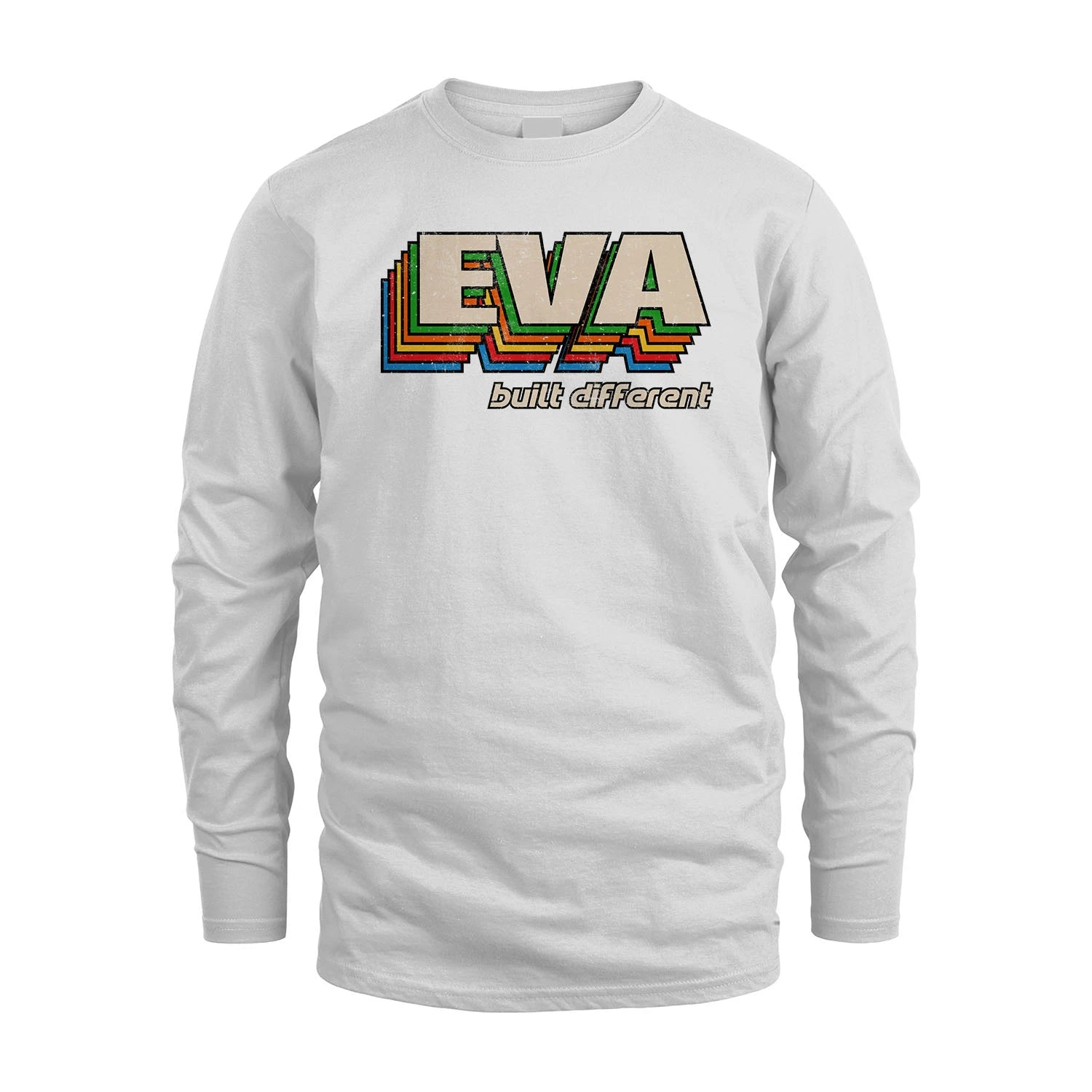 Your Name Built Different Retro Shirt EVA M1-26