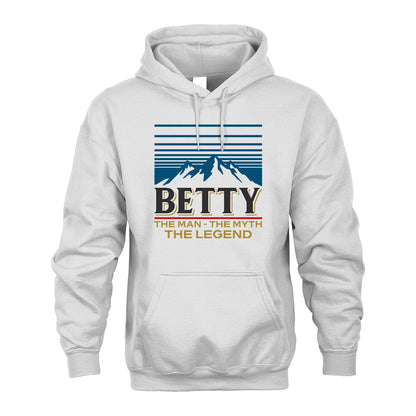 The Man The Myth The Legend Vintage Mountain Shirt BETTY M1-19