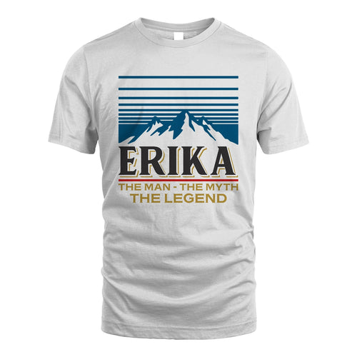 The Man The Myth The Legend Vintage Mountain Shirt ERIKA M1-19