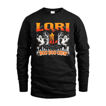Boo Boo Crew Halloween Custom Name Shirt LORI M1-28