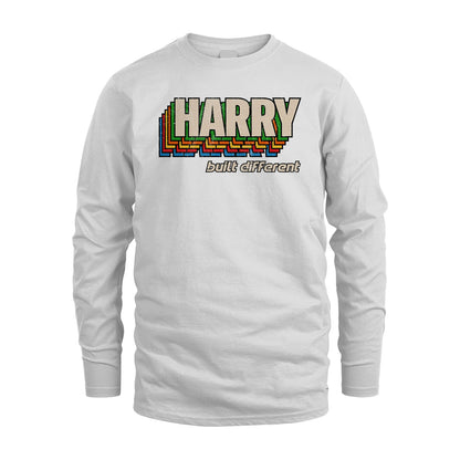 Your Name Built Different Retro Shirt HARRY M1-26