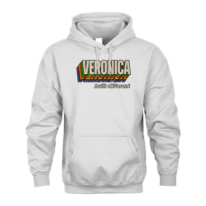 Your Name Built Different Retro Shirt VERONICA M1-26