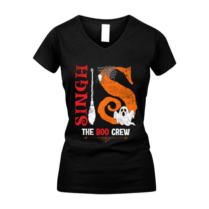 The Boo Crew Halloween With Your Name Shirt SINGH M1-23