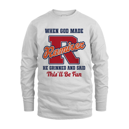 God Made Your Name Custom Shirt RAMIREZ M1-16