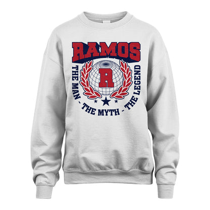 The Man The Myth The Legend Logo Shirt RAMOS M1-30
