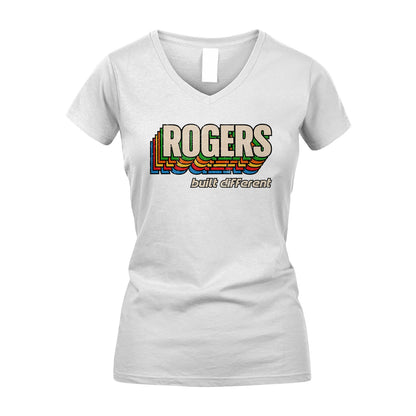 Your Name Built Different Retro Shirt ROGERS M1-26