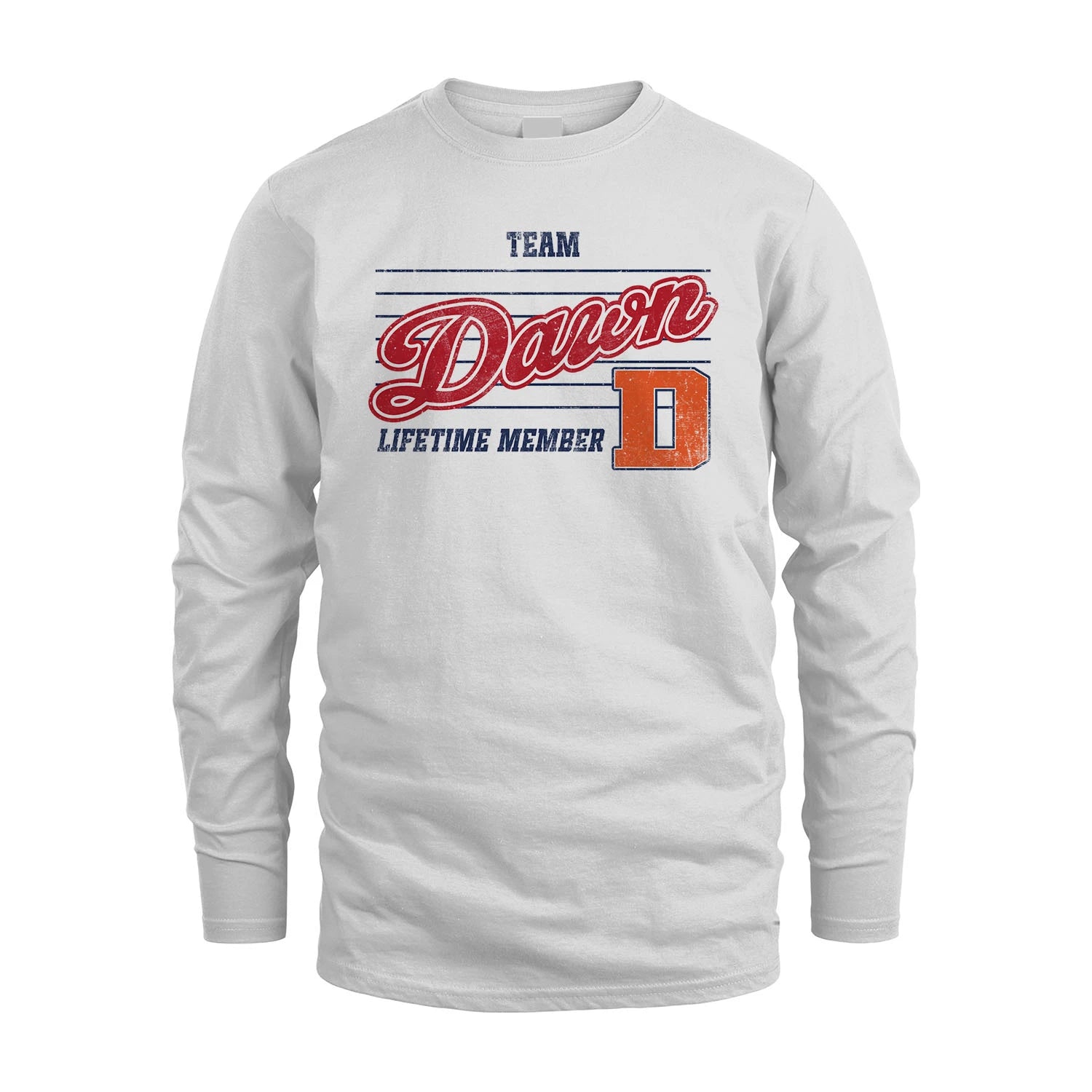 Team Your Name Lifetime Member Vintage Shirt DAWN M1-24