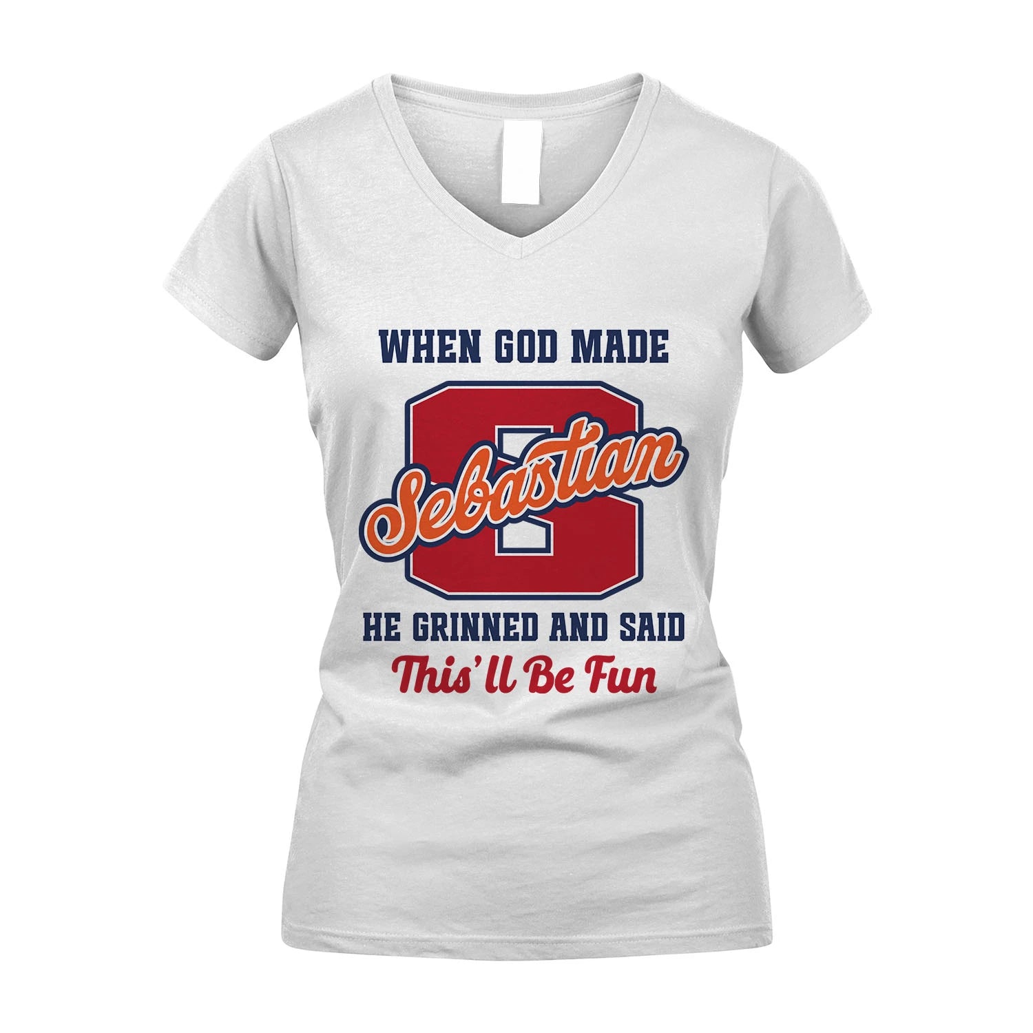 God Made Your Name Custom Shirt SEBASTIAN M1-16