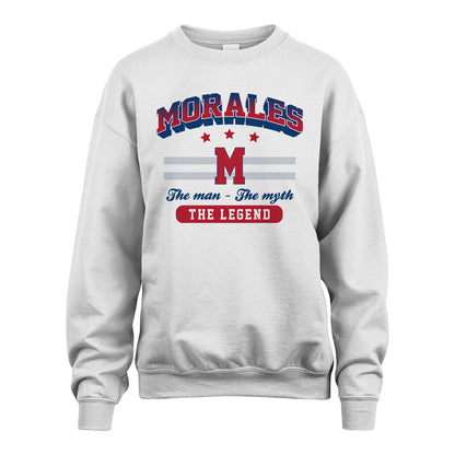 The Man The Myth The Legend With Your Name Shirt MORALES M1-35