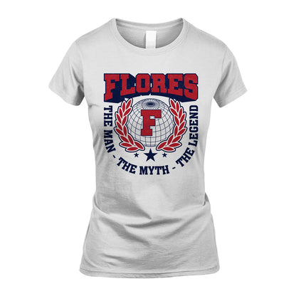 The Man The Myth The Legend Logo Shirt FLORES M1-30
