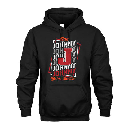 Team Your Name Lifetime Member Sporty Shirt JOHNNY M1-25