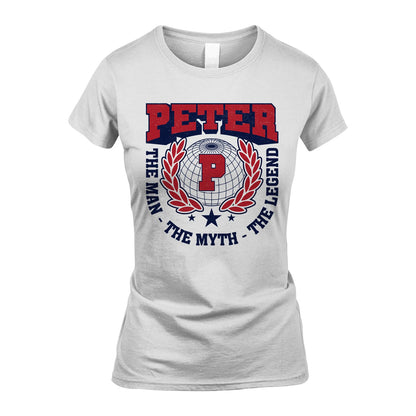 The Man The Myth The Legend Logo Shirt PETER M1-30