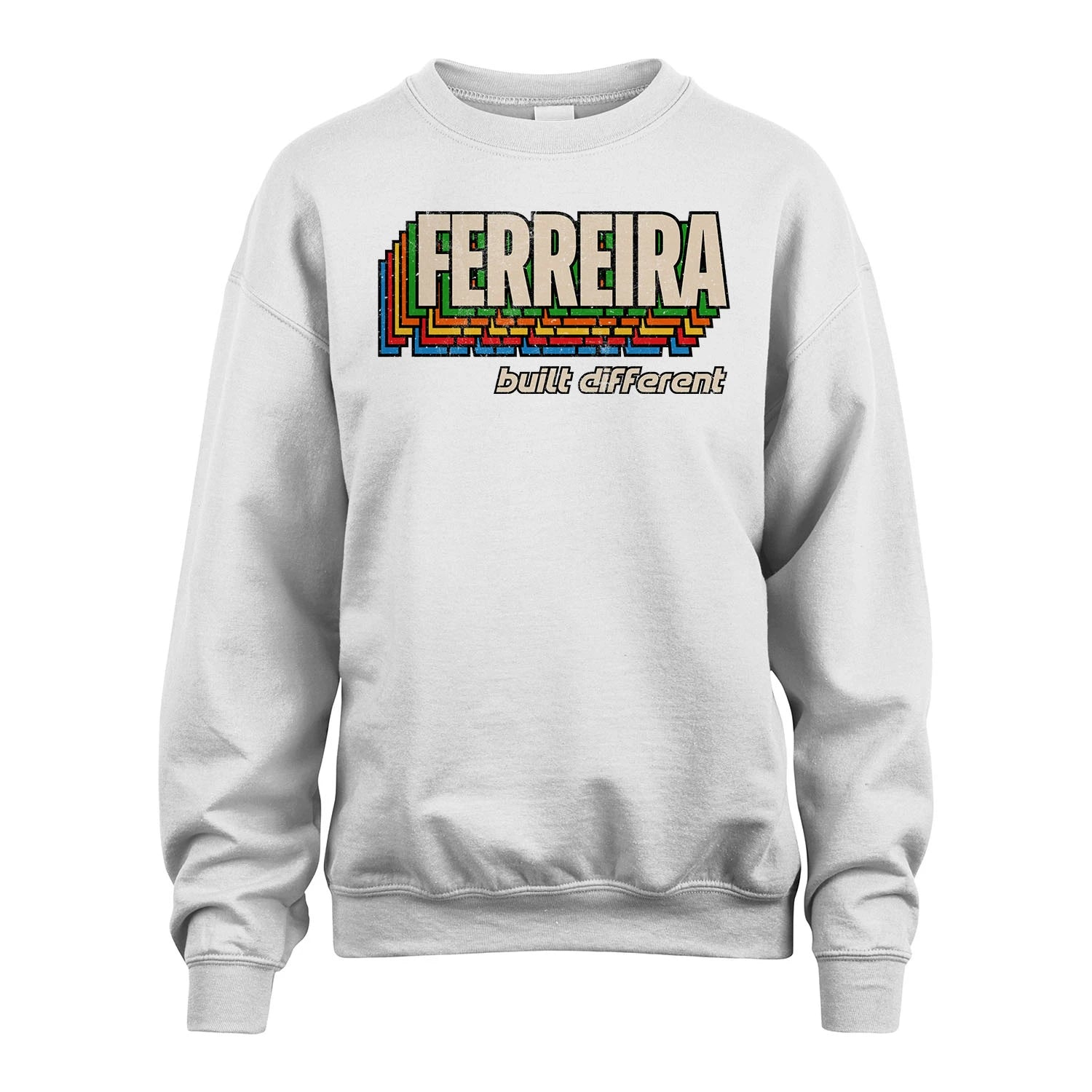 Your Name Built Different Retro Shirt FERREIRA M1-26