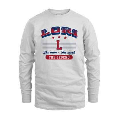 The Man The Myth The Legend With Your Name Shirt LORI M1-35