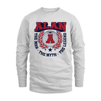 The Man The Myth The Legend Logo Shirt ALAN M1-30