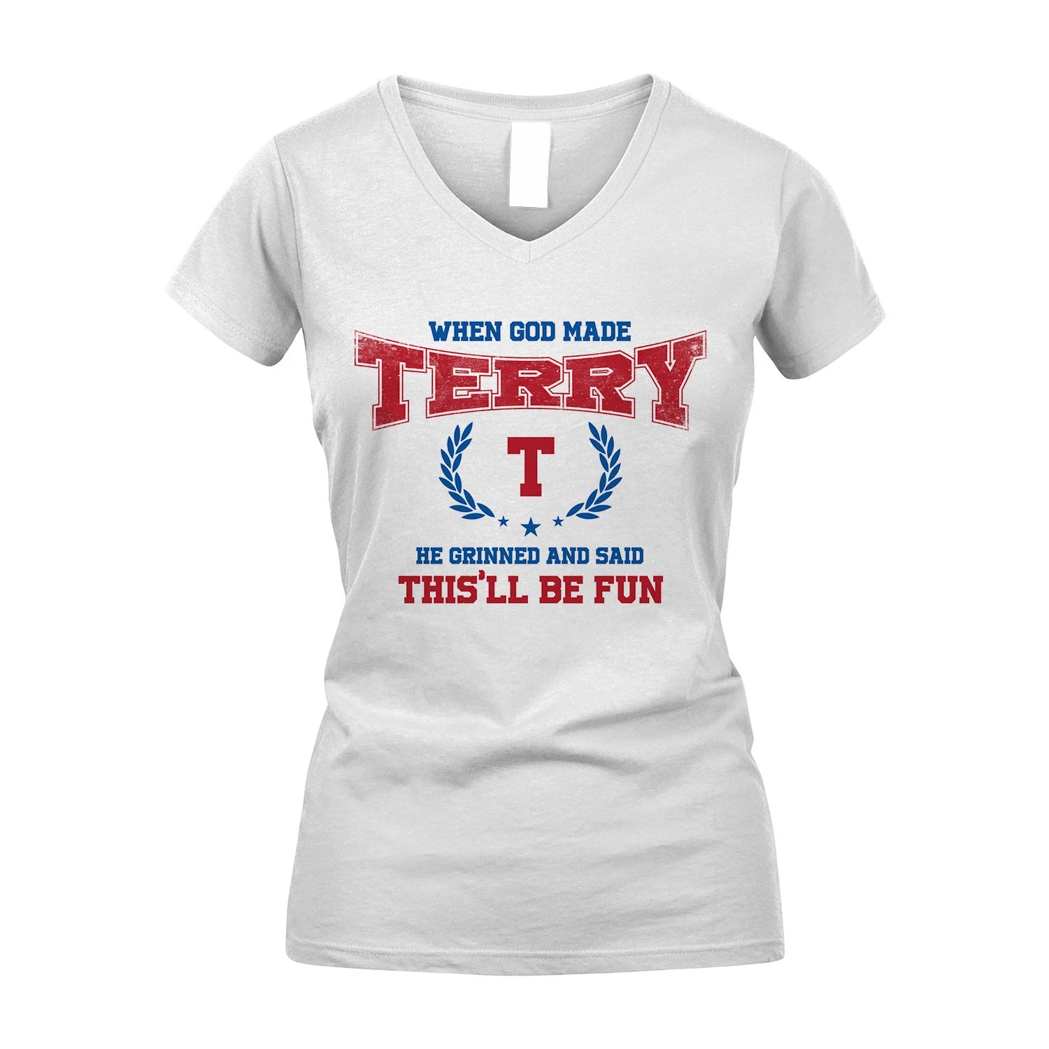 When God Made He Grinned And Said This'll Be Fun Shirt TERRY M1-12
