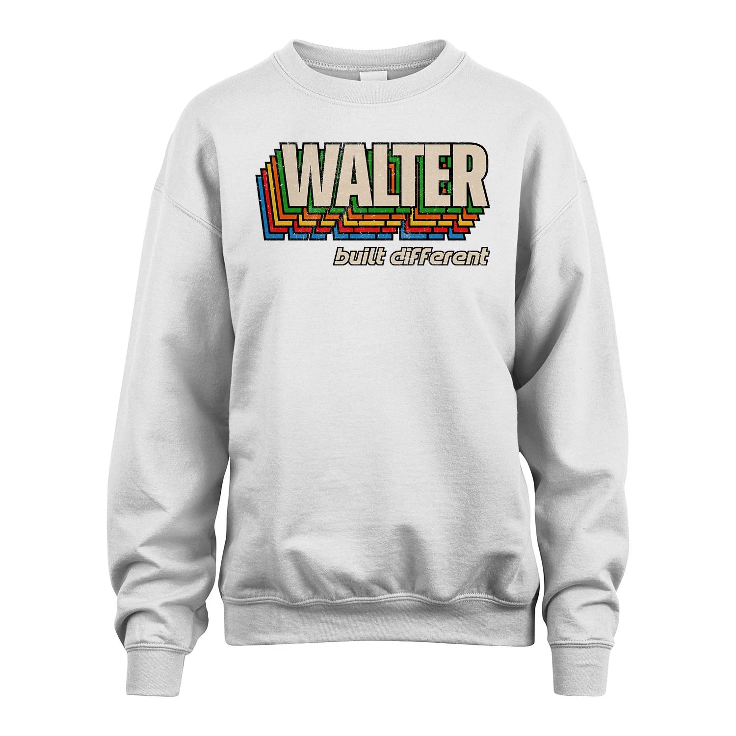 Your Name Built Different Retro Shirt WALTER M1-26