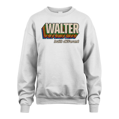 Your Name Built Different Retro Shirt WALTER M1-26