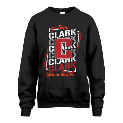 Team Your Name Lifetime Member Sporty Shirt CLARK M1-25