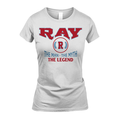The Man The Myth The Legend Jet Style Shirt RAY M1-9