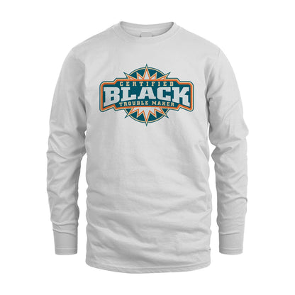 Certified Your Name Trouble Maker Shirt BLACK M1-36