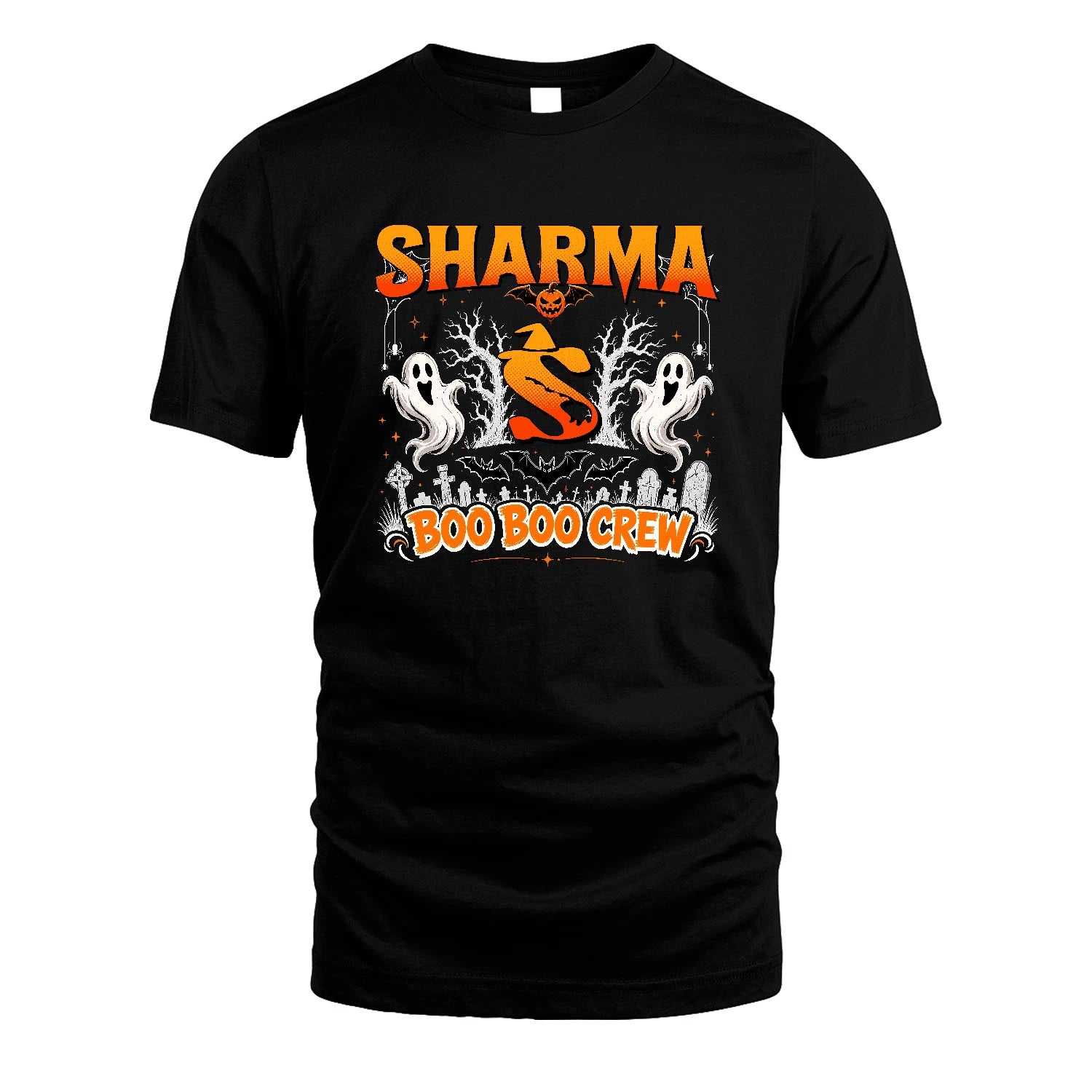 Boo Boo Crew Halloween Custom Name Shirt SHARMA M1-28