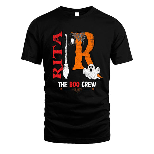 The Boo Crew Halloween With Your Name Shirt RITA M1-23