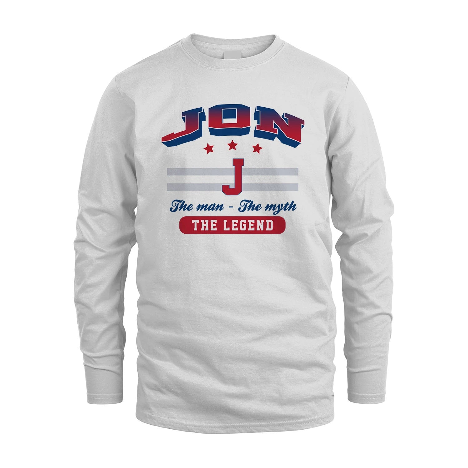 The Man The Myth The Legend With Your Name Shirt JON M1-35