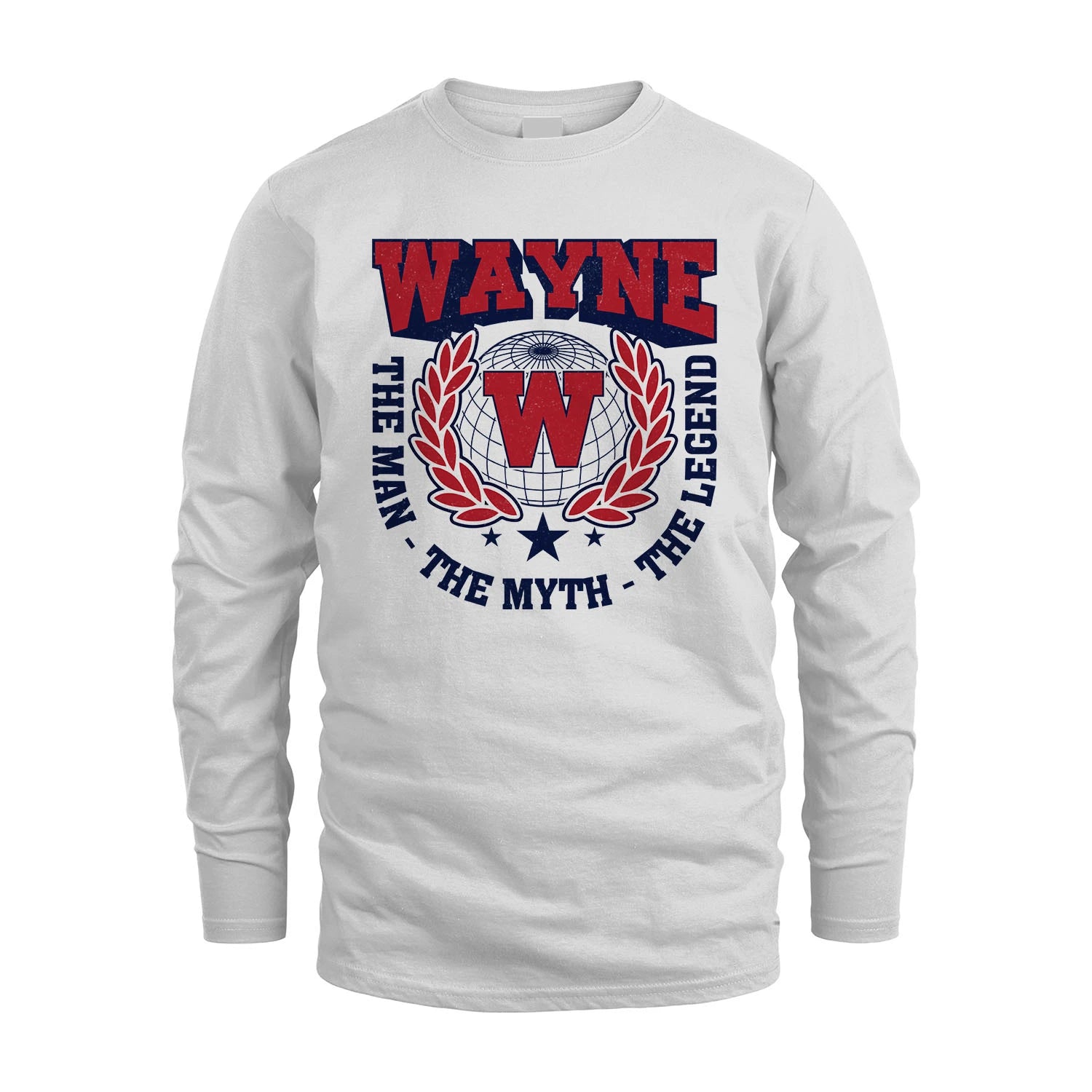 The Man The Myth The Legend Logo Shirt WAYNE M1-30