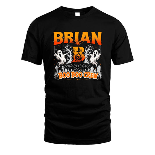 Boo Boo Crew Halloween Custom Name Shirt BRIAN M1-28