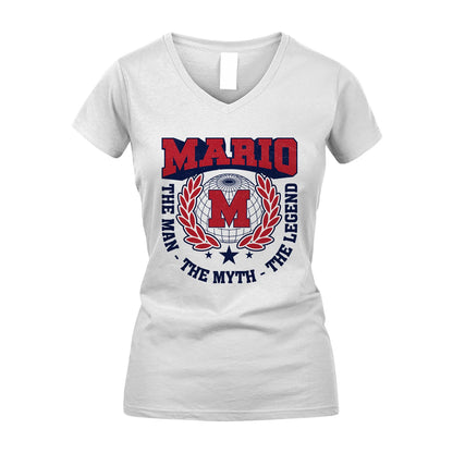 The Man The Myth The Legend Logo Shirt MARIO M1-30
