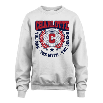 The Man The Myth The Legend Logo Shirt CHARLOTTE M1-30