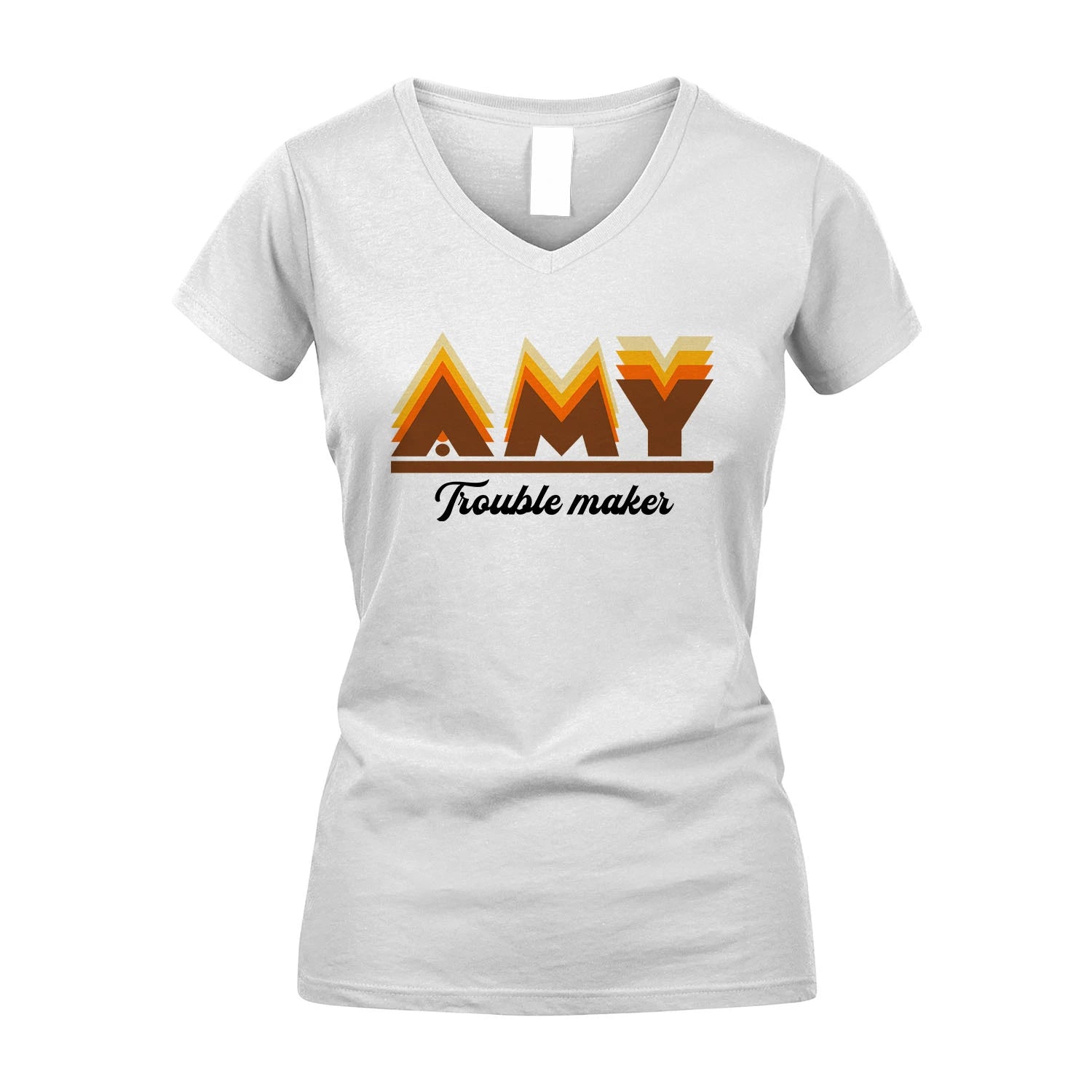 Your Name Trouble Maker Funny Shirt AMY M1-34