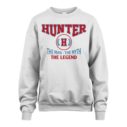 The Man The Myth The Legend Jet Style Shirt HUNTER M1-9