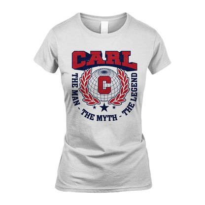 The Man The Myth The Legend Logo Shirt CARL M1-30