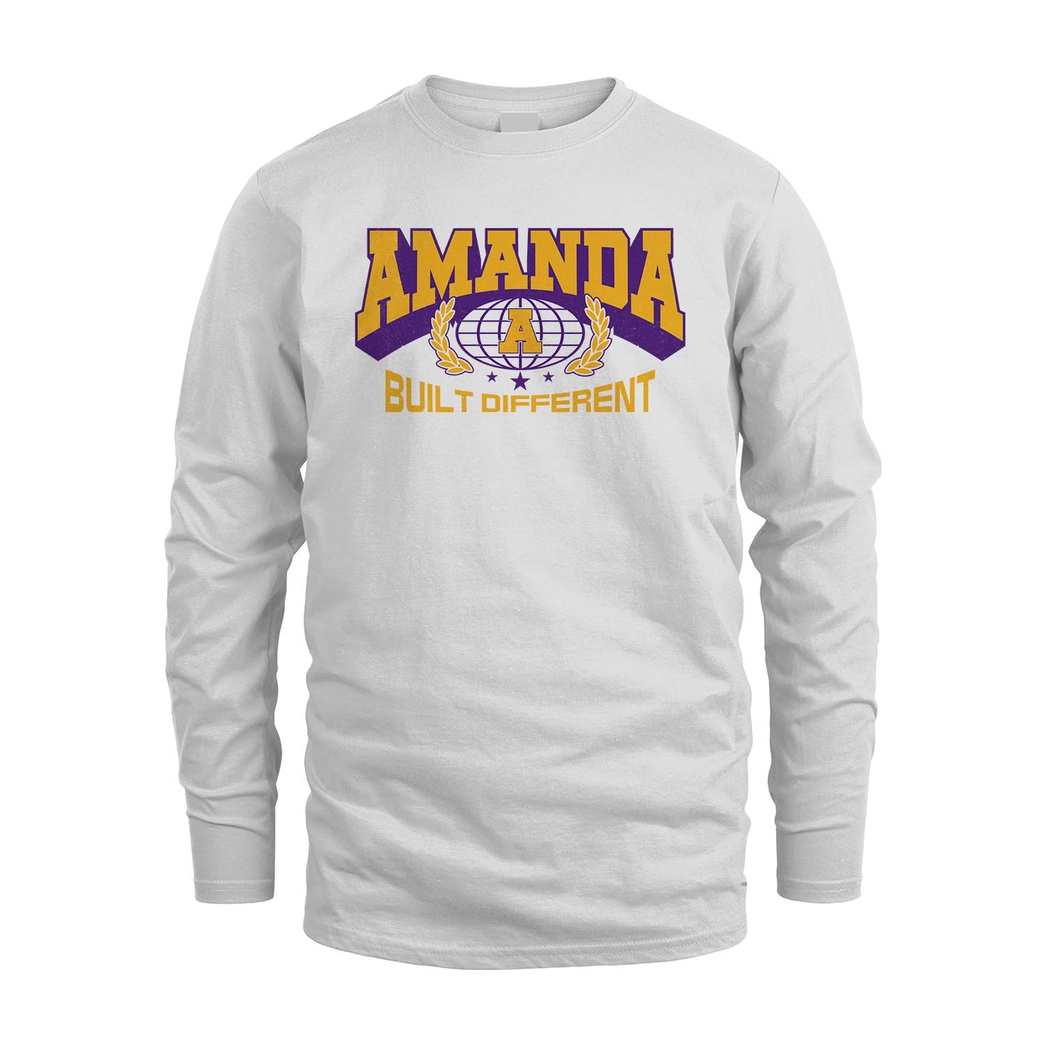 Your Name Built Different Sporty Shirt AMANDA M1-32