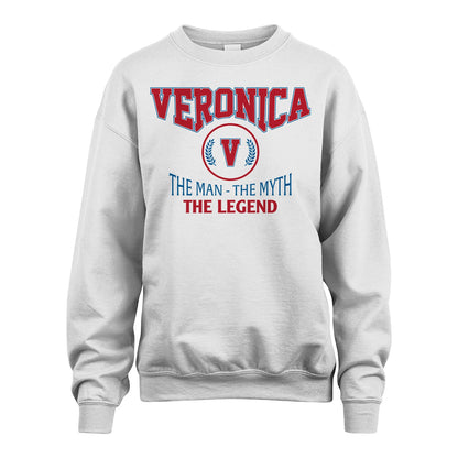 The Man The Myth The Legend Jet Style Shirt VERONICA M1-9