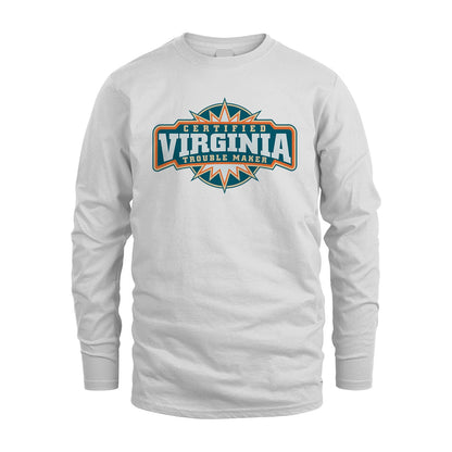 Certified Your Name Trouble Maker Shirt VIRGINIA M1-36