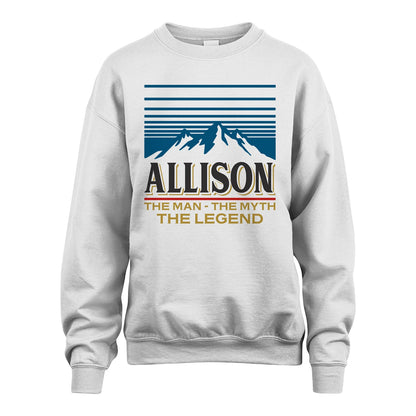 The Man The Myth The Legend Vintage Mountain Shirt ALLISON M1-19